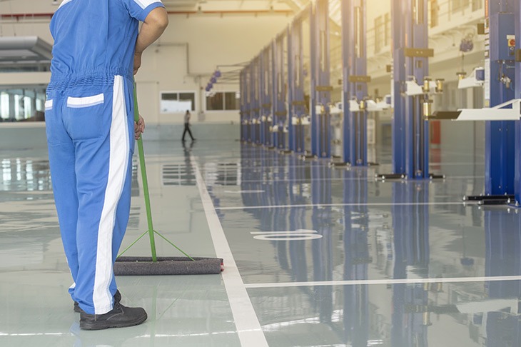low maintenance epoxy flooring