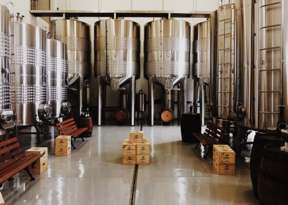 Brewery tanks and brewery flooring